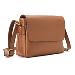 Alina – Multi-Pocket Leather Crossbody Bag