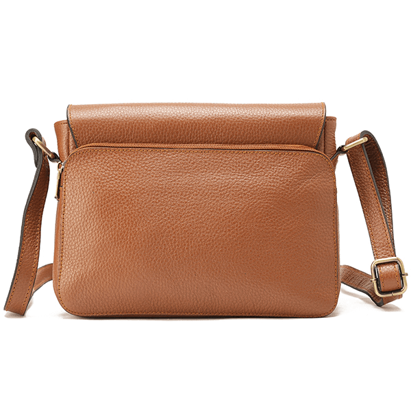 Alina – Multi-Pocket Leather Crossbody Bag