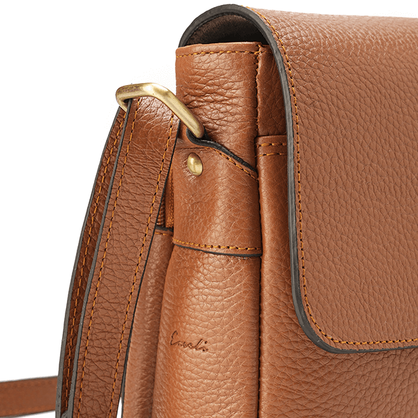 Alina – Multi-Pocket Leather Crossbody Bag