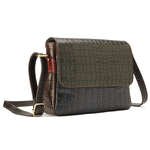 Alina – Multi-Pocket Leather Crossbody Bag