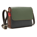 Alina – Multi-Pocket Leather Crossbody Bag