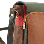 Alina – Multi-Pocket Leather Crossbody Bag