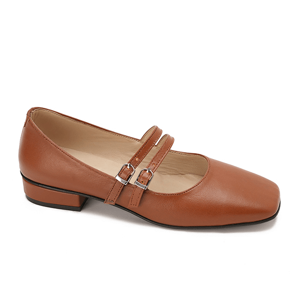 Double Strap Mary Jane Flats