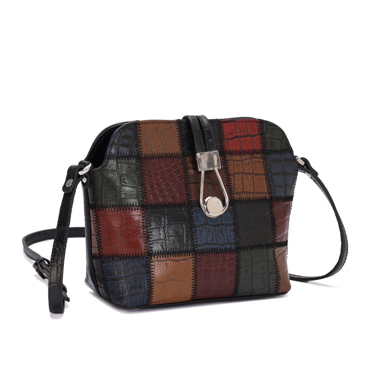 Tara – Leather Crossbody Bag with Buckle