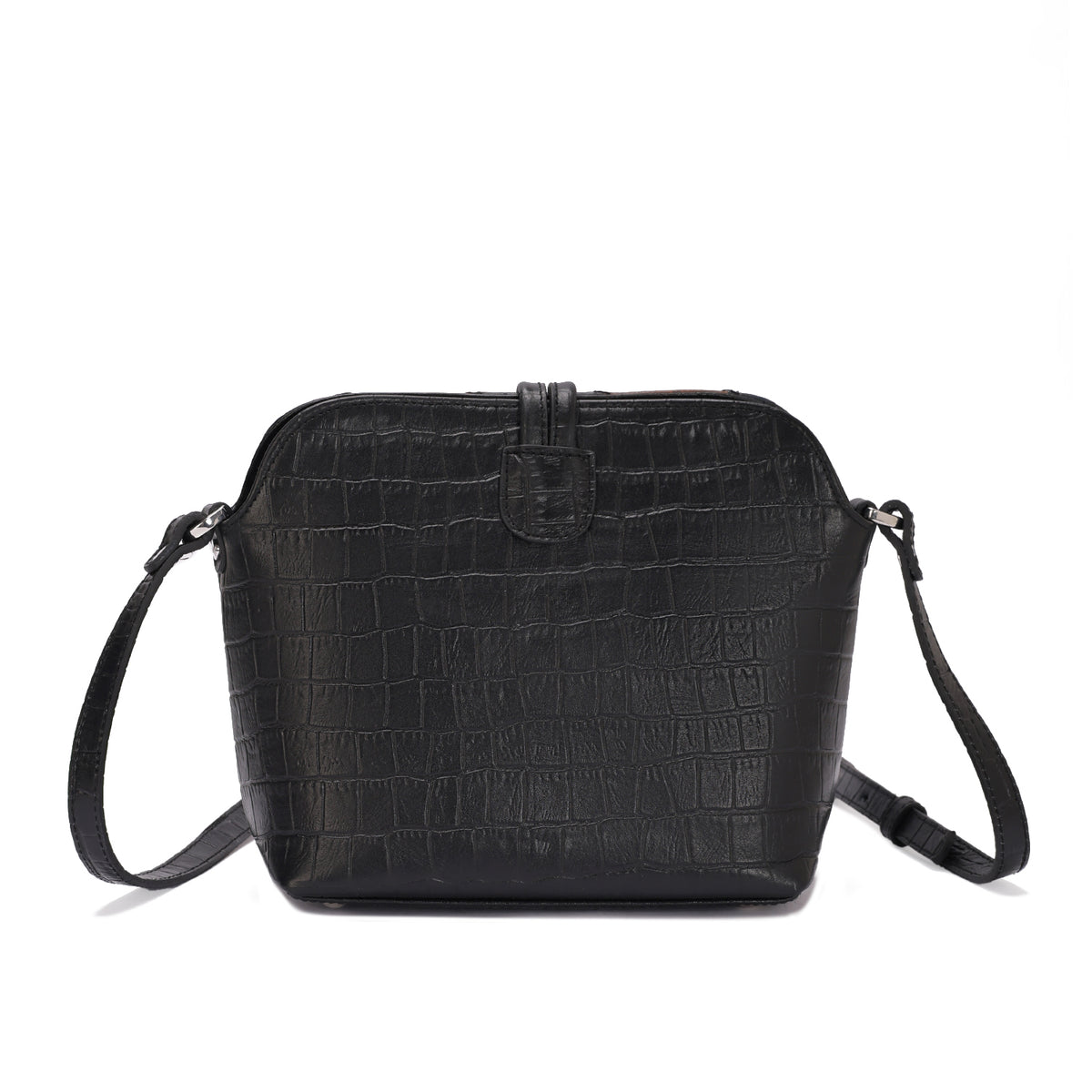 Tara – Leather Crossbody Bag with Buckle