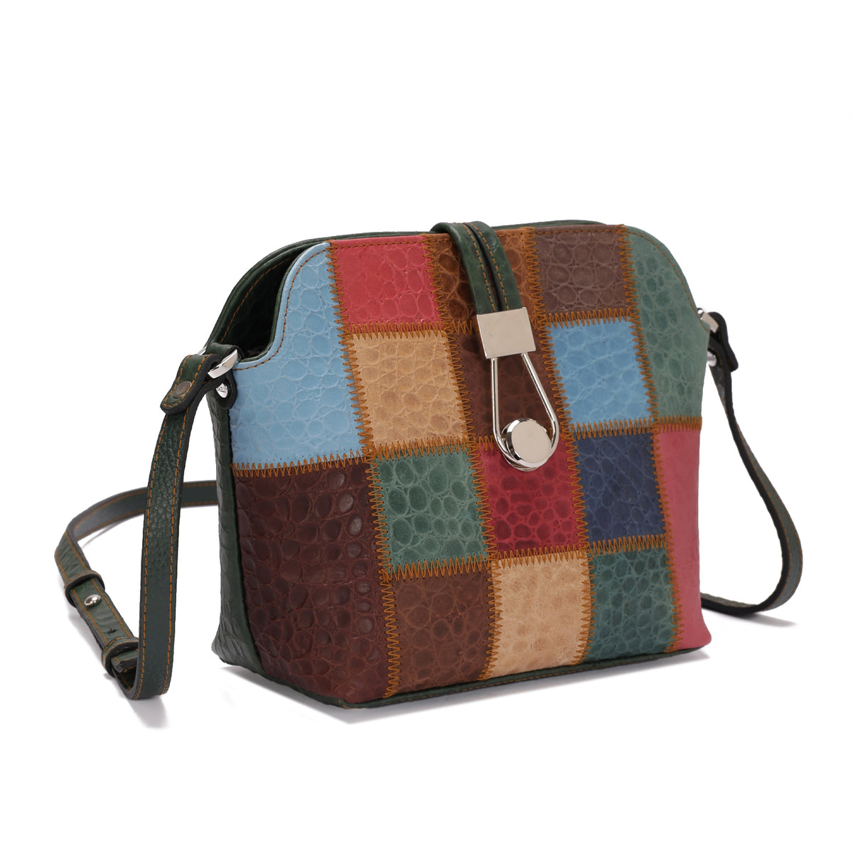 Tara – Leather Crossbody Bag with Buckle