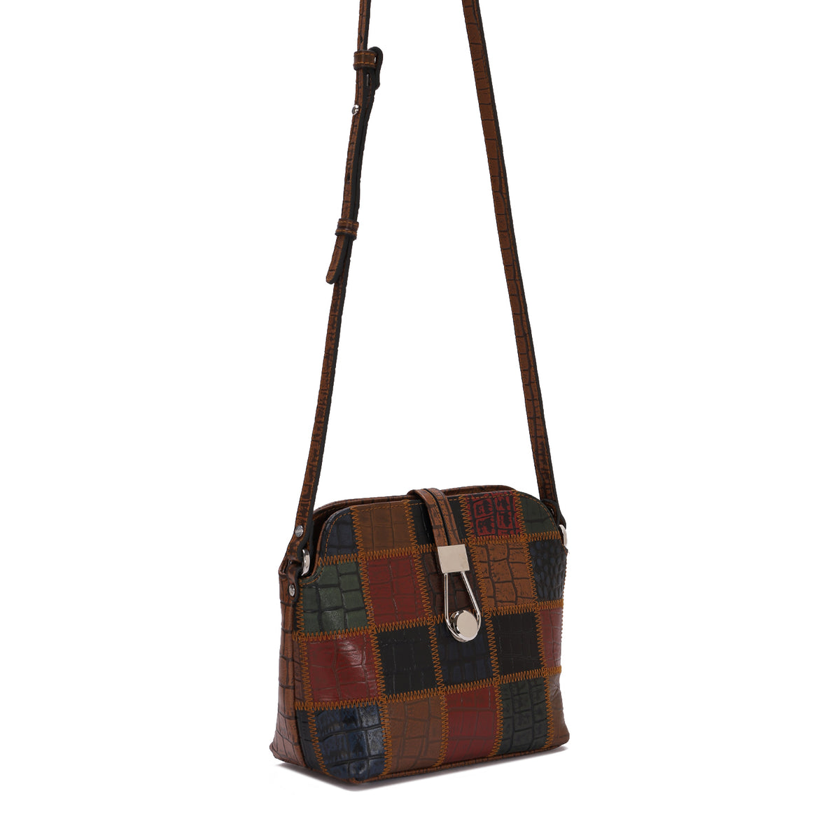 Tara – Leather Crossbody Bag with Buckle