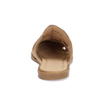 Woven Leather Slip-On Sandals