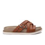 Urban Buckle Cross Slide Slippers