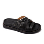 Urban Buckle Cross Slide Slippers
