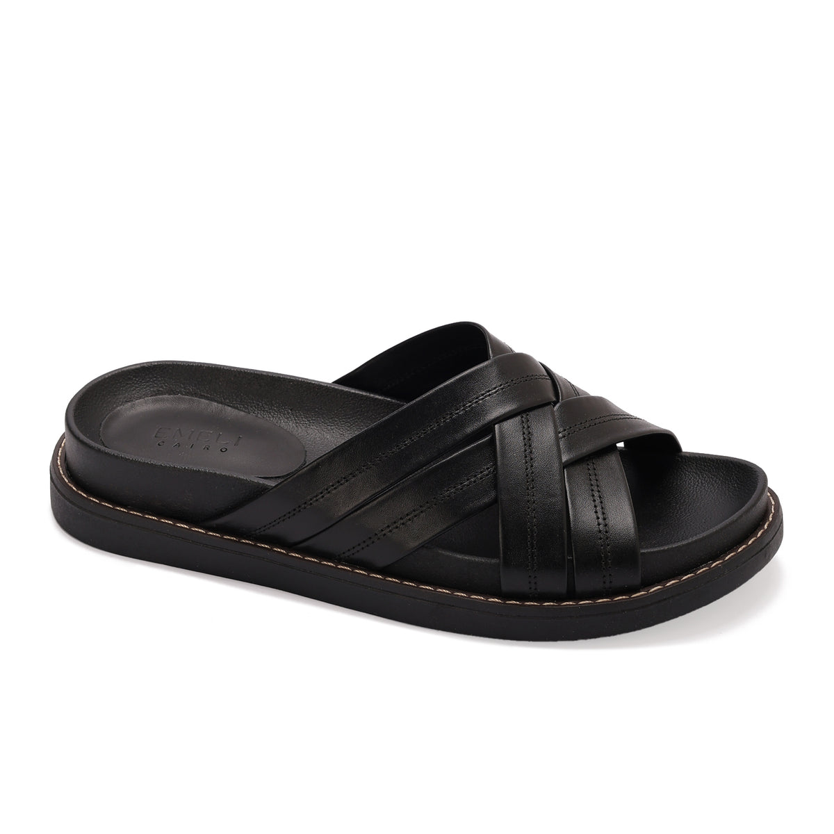 Cross Strap Slide Slippers