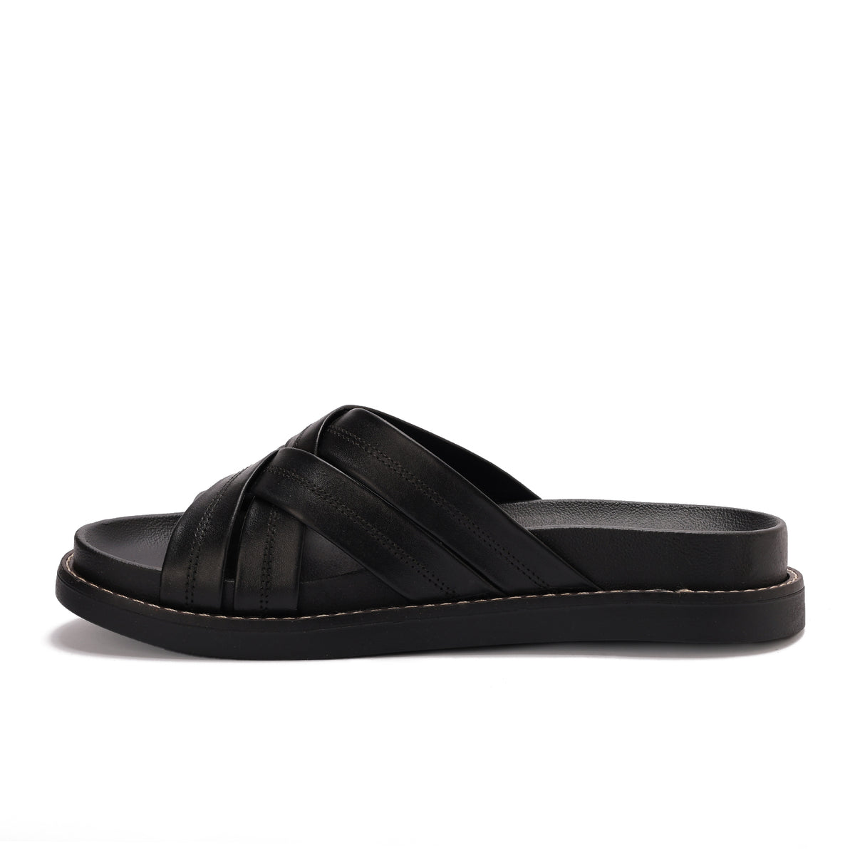 Cross Strap Slide Slippers