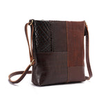 Tara – Multi-Patch Leather Crossbody Bag