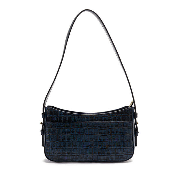 Leather handbag Emmy london Blue in Leather - 23722153