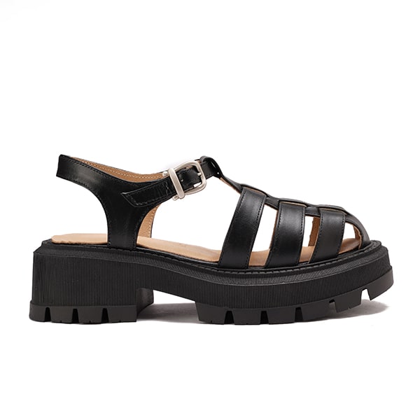 Platform Roman Style Leather Sandals