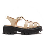 Platform Roman Style Leather Sandals