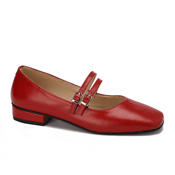 Double Strap Mary Jane Flats