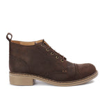 Brogue Ankle Leather Boots