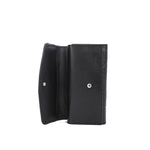 Black Croc Leather Wallet - Emeli Leather Store