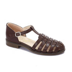 Brown Strap Sandals - Emeli Leather Store