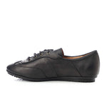 Black Lace Up Loafers - Emeli Leather Store