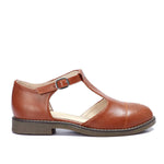 Havana Brogue Sandals - Emeli Leather Store