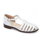 White Strap Sandals - Emeli Leather Store